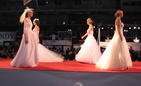 Modelki z Millenium Model prezentują suknie ślubne z salonu Impresja. Fot. Adam Cyło