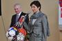 Minister Sportu i Turystyki Joanna Mucha, za nią prezydent Przemyśla Robert Choma