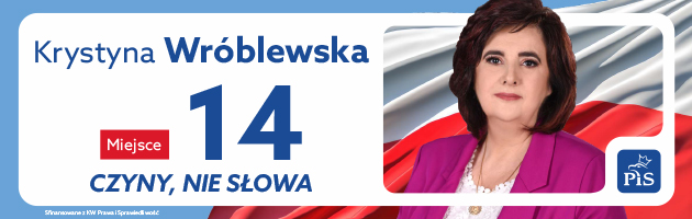 Krystyna Wróblewska - kandydatka do Sejmu RP