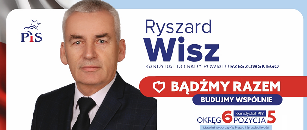Ryszard Wisz kandydat do Rady Powiatu Rzeszowskiego