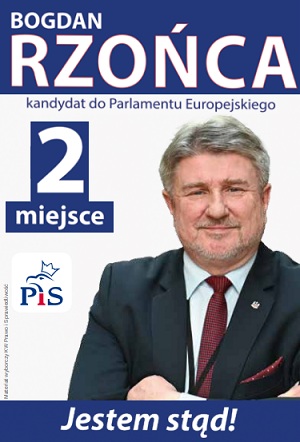 Bogdan Rzońca - kandydat do Parlamentu Europejskiego