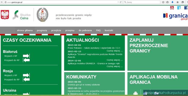 Nowy portal granica.gov.pl