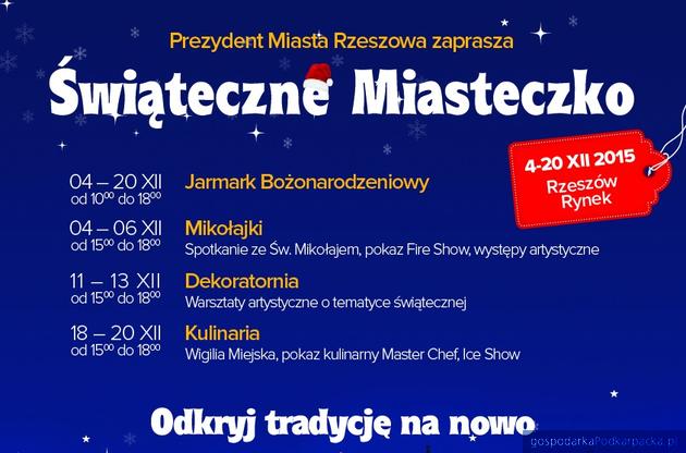 Bożonarodzeniowy Jarmark na rzeszowskim Rynku