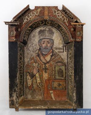 Św. Mikołaj z Zawadki, XVIII w. (przed konserwacją)