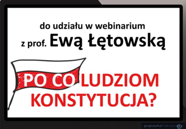 Webinarium z prof. Ewą Łętowską