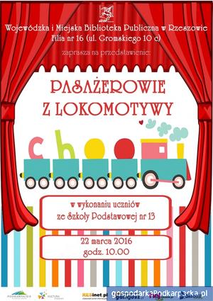 „Pasażerowie z lokomotywy” - spektakl dla dzieci