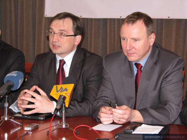 Od lewej Zbigniew Ziobro i Jacek Kurski, fot. Adam Cyło