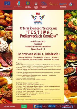 X Targi Żywności Tradycyjnej „Festiwal Podkarpackich Smaków”