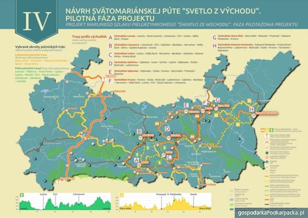 „Światło ze Wschodu” Szlak Maryjny na pograniczu polsko-słowackim