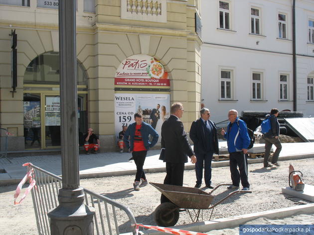 Wiceprezydent Marek Ustrobiński wizytował dzisiaj plac budowy