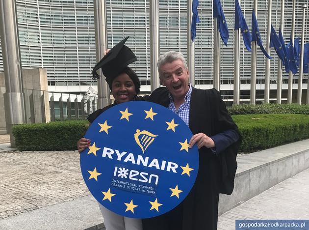 Ryanair partnerem Erasmusa 