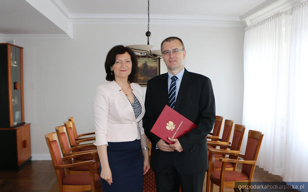 Wojewoda Ewa Leniart i dr Dariusz Mazurkiewicz 