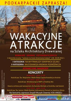 Promocja Szlaku Architektury Drewnianej - konkurs dla turystów