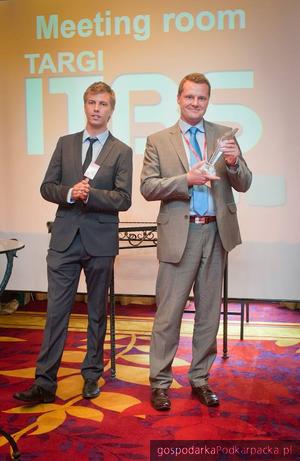Nagrodę za pierwsze miejsce odebrał dyrektor handlowy Vegacom – Tomasz Piskadło, fot. Vegacomp