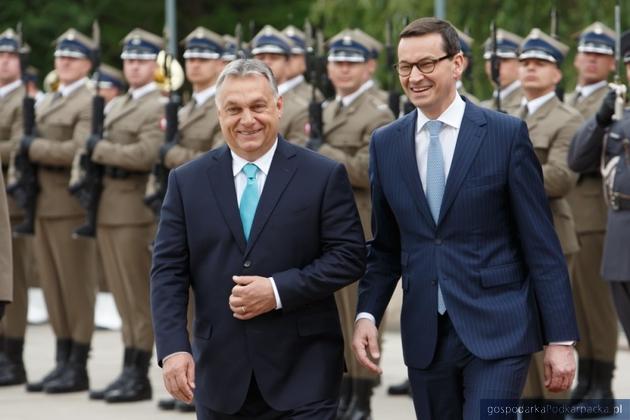 Viktor Orban i Mateusz Morawiecki w Warszawie. Fot. KPRM
