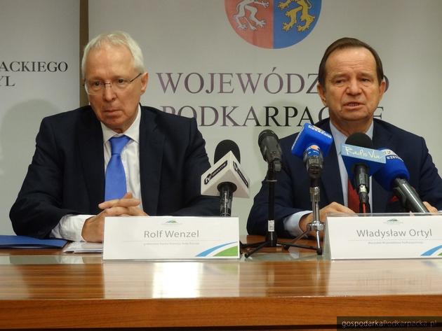 Od lewej Rolf Wenzel i Władysław Ortyl