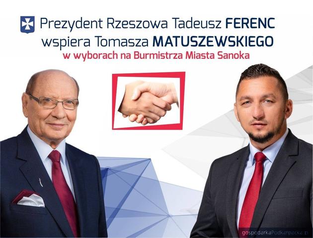 Tadeusz Ferenc popiera Tomasza Matuszewskiego