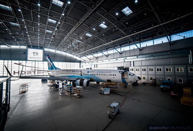 Boeing linii NordStar Airlines na przeglądzie w Linetech