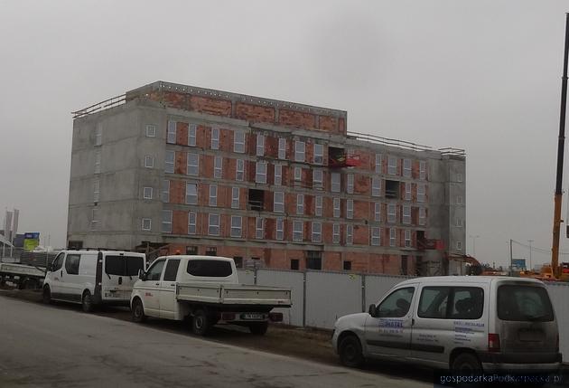 Budowa hotelu Holiday Inn Express w Jasionce k/Rzeszowa - luty 2019 r. Fot. Adam Cyło