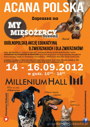My mięsożercy w Millenium Hall – impreza dla miłośników zwierząt