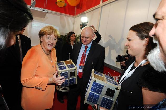 Kanclerz Angela Merkel na ILA Berlin Air Show. Fot. ILA Berlin Air Show