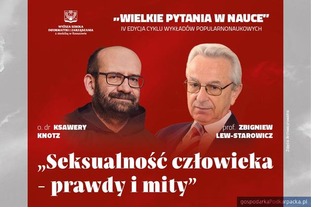 Prof. Zbigniew Lew-Starowicz i o. Ksawery Knotz gośćmi kolejnych „Wielkich pytań w nauce”