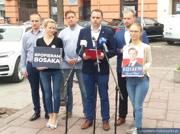 Sztab wyborczy Krzysztofa Bosaka na Podkarpaciu