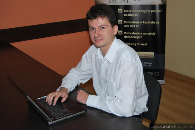 Michał Ręczkowicz założyciel firmy Multi Touch, student WSIiZ
