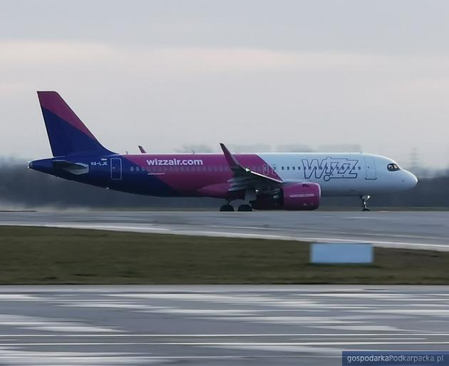 Dziś pierwszy odbył się pierszwy lot Wizz Air do Jasionki i z Jasionki