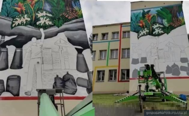 Ekologiczny mural powstaje w Rzeszowie