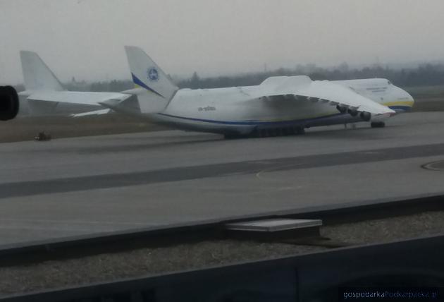 Antonow 225 Mrija - odleciał z lotniska Rzeszów-Jasionka - zobacz zdjęcia