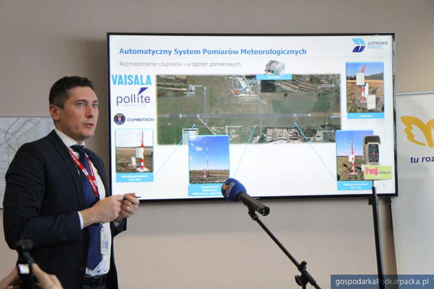 Lotnisko w Mielcu uruchomiło Zautomatyzowany System Pomiarów Meteorologicznych AWOS