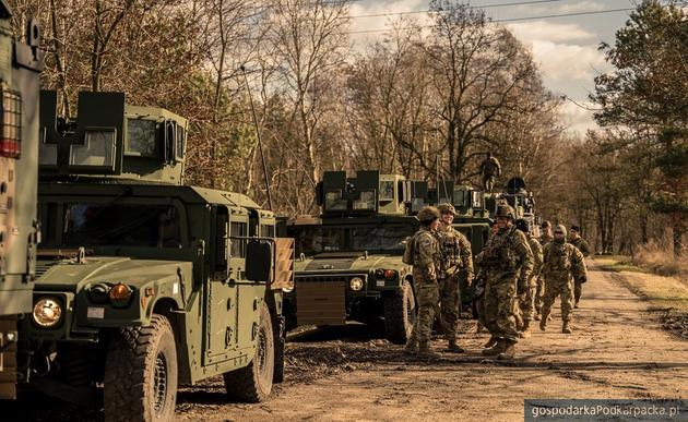 Trwają polsko-amerykańskie ćwiczenia wojskowej w Nowej Dębie