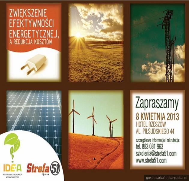 Konferencja „Zwiększenie efektywności energetycznej, a redukcja kosztów”
