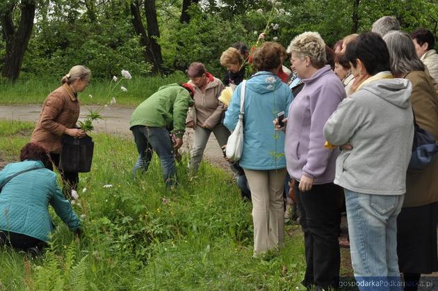 Uczestnicy szkolenia podczas zajęć terenowych