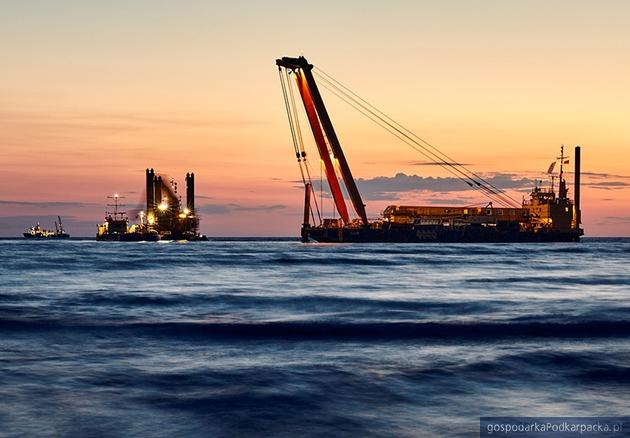 Prace przy gazociągu podmorskim Baltic Pipe. Fot. Gaz-System