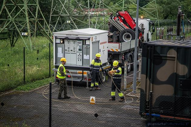 Ćwiczenia reagowania kryzysowego na zaporze w Solinie