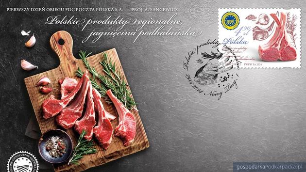 Polski produkt regionalny na znaczku pocztowym