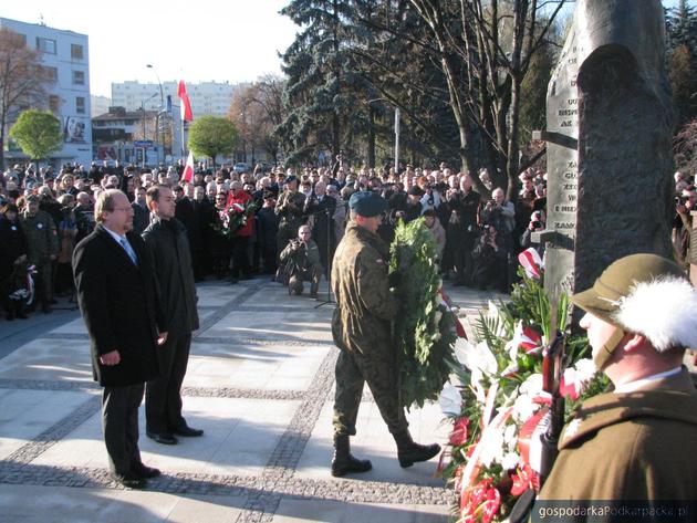 Odsłonięcie pomnika pułkownika Łukasza Cieplińskiego