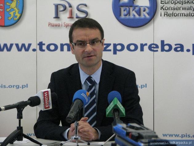 Tomasz Poręba, poseł do Parlamentu Europejskiego. Fot. Adam Cyło