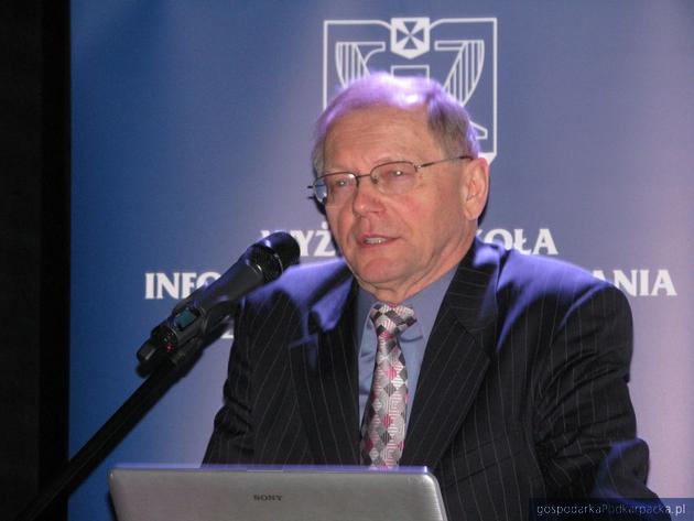 Profesor Andrzej Pawlak na WSIiZ. Fot. Adam Cyło