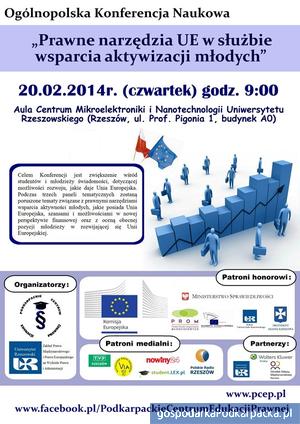 Konferencja „Prawne narzędzia UE w służbie wsparcia aktywizacji młodych”