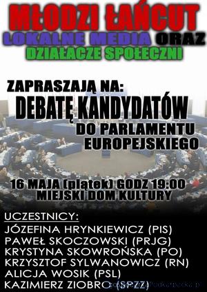 Debata kandydatów do Europarlamentu w Łańcucie