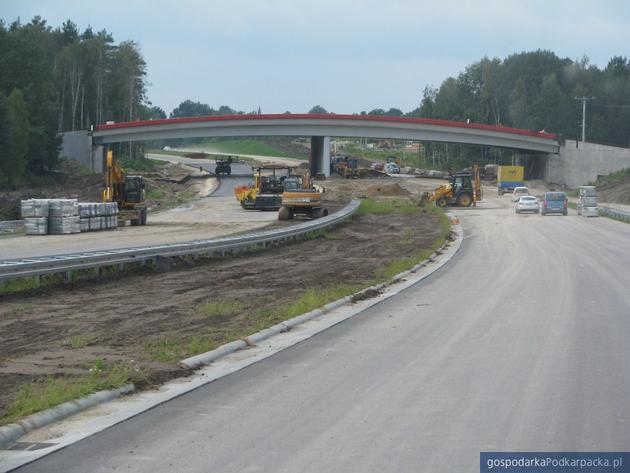 Budowa autostrady A4 na odcinku Tarnów Dębica. Fot. Adam Cyło