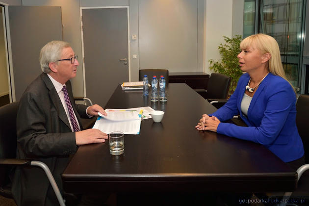 Jean-Claude Juncker i Elżbieta Bieńkowska. Fot. Komisja Europejska