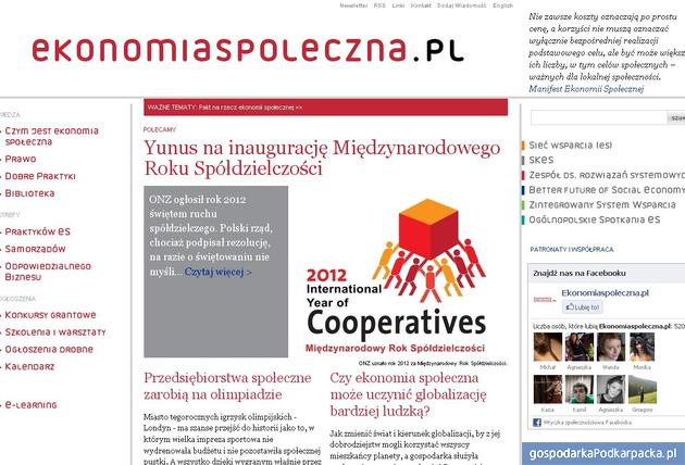 Ekonomiaspoleczna.pl - wszystko o ekonomii społecznej