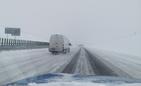 Śnieżyca na Podkarpaciu- zdjęcia z autostrady A4