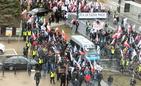 Manifestacja Agrounii w Warszawie