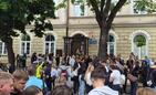 Ewakuacja Wydziału Prawa i Administracji Uniwersytetu Rzeszowskiego