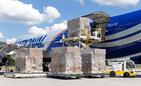Towarowy Boeing 747 linii National Airlines obsłużony na lotnisku w Jasionce